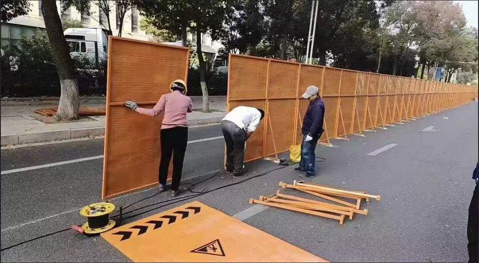 围挡施工