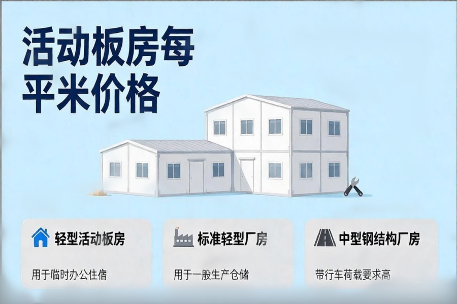 2025–2026年市场参考活动板房厂家公布每平米多少钱价格表+二手租赁价格