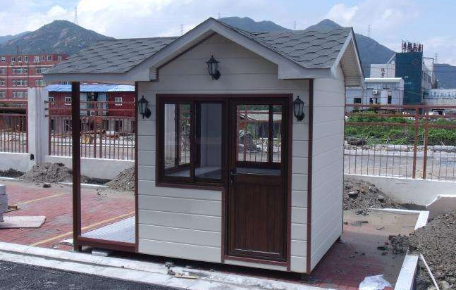 法利莱欧式金属雕花板岗亭